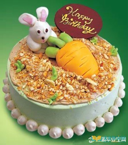 生日蛋糕上的美好祝愿