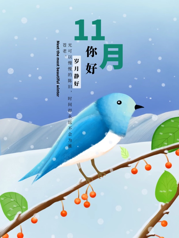 在11月向Moments发送优美的句子