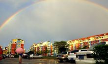 描写雨后彩虹的唯美句子