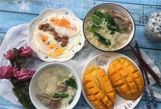 在朋友圈中谈论早餐2