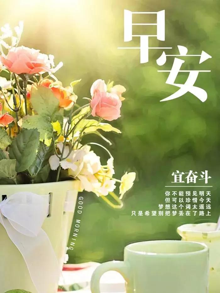 美好的一天从早晨开始