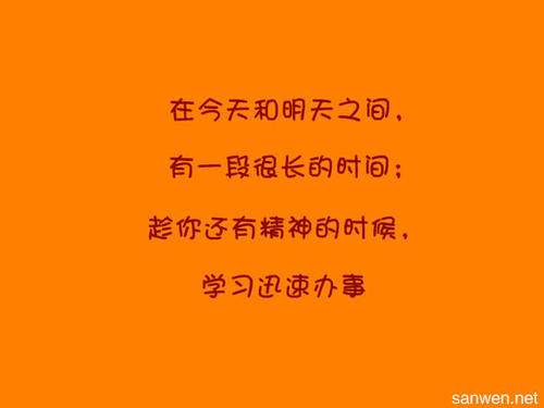 女人对自己工作励志句子