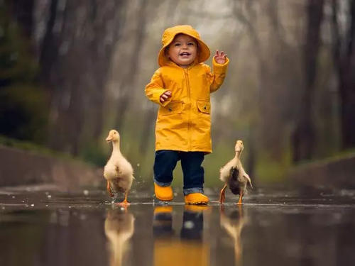 快乐的孩子句子1