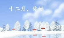 十二月第一天适合发朋友圈的说说2020迎接十二月第一天励志说说