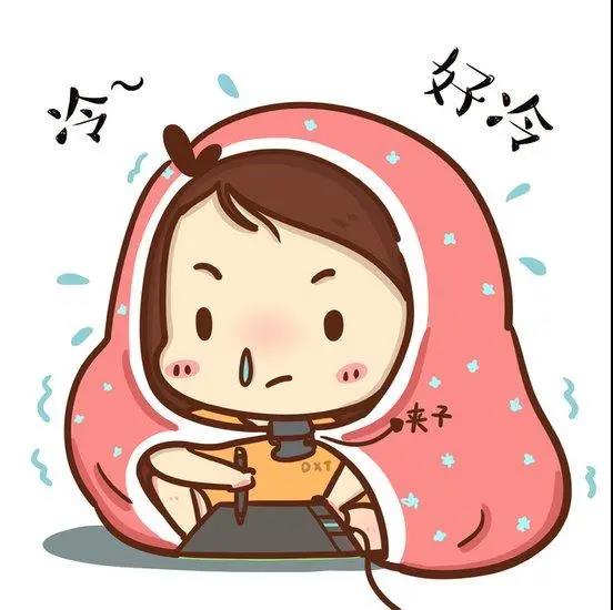 温暖的心因寒冷的天气1