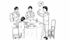 过年饭桌上的祝福语