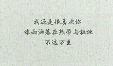 我爱你一生一世情话