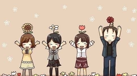 友谊就像花的花朵