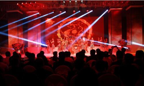 开幕式年会的朋友圈说