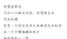 一个人安静淡然句子