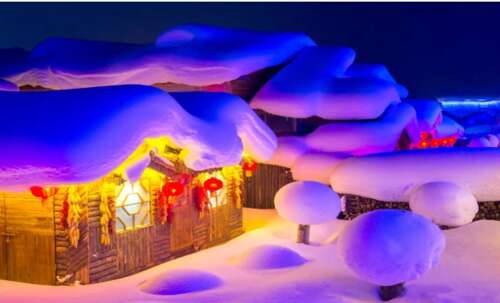 雪覆盖了情绪短语的第一雪1