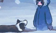 冬季天冷却让你感到很幸福的签名