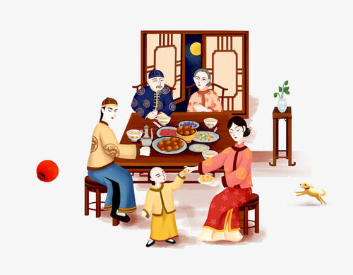 春节家庭团聚问候