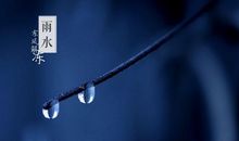 描写雨水节气的唯美句子