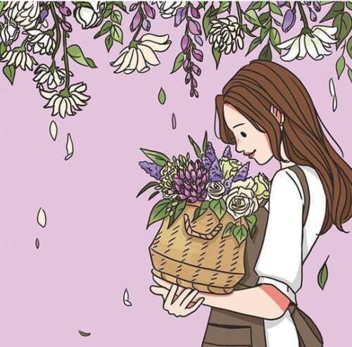 女孩的舒适温暖很舒适,心脏很温暖。