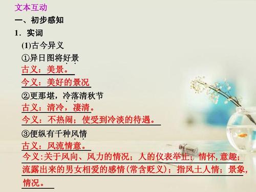 五个与诗意的词