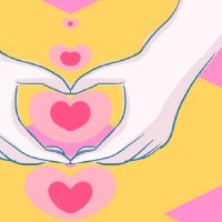 情人节的单个杂色道2022