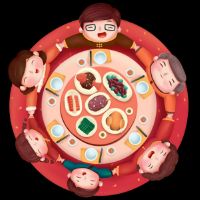 一圈红色信封的经典说，红色信封被触及了。