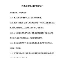 关于思念的句子唯美简短(xxx句)