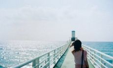 不开心看海的心情句子