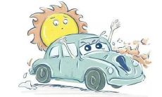 夏季高温期间致客户的问候短信