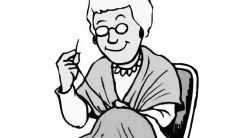 描述老人谈笑风生、心情愉悦的表达方式