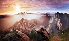 用华山独具的崇山峻岭、雄奇壮阔之美，写下讴歌华山霸气的诗句