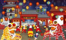 迎接充满喜庆与温馨的春节所带来的句子们